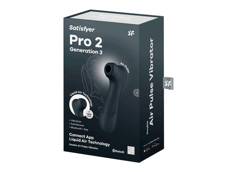 Pro 2 Gen 3 Liquid Air Technology Succion y Vibracion App Connect Negro