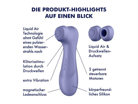 Pro 2 Gen 3 Liquid Air Technology Succion y Vibracion Lilac Pro 2 Gen 3 Liquid Air Technology Succion y Vibracion Lilac