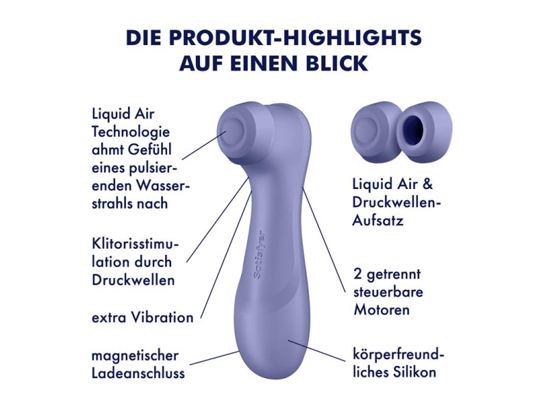 Pro 2 Gen 3 Liquid Air Technology Succion y Vibracion Lilac