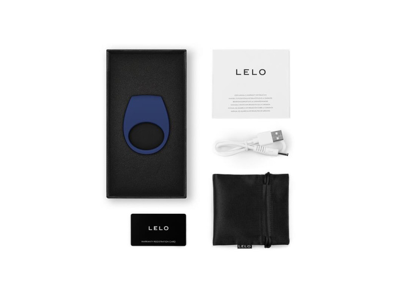 Tor 3 Anillo para Parejas con Lelo APP Base Blue