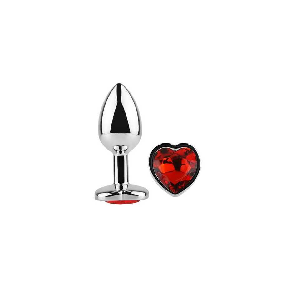 Plug Anal Joya de Corazon Red Scarlet Talla S