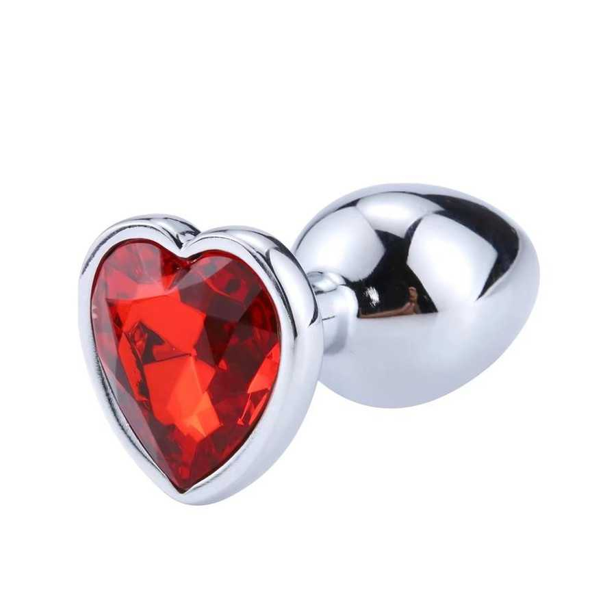 Plug Anal Joya de Corazon Red Scarlet Talla S