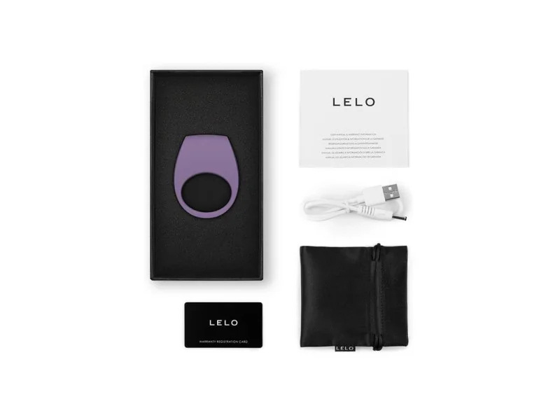 Tor 3 Anillo para Parejas con Lelo APP Violet Dusk