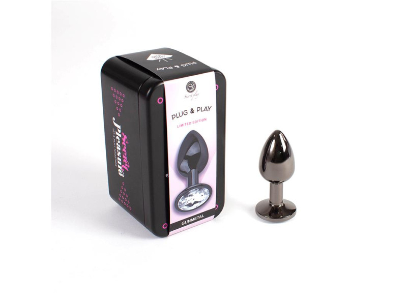 Plug Anal Gunmetal Talla S Plug Anal Gunmetal Talla S