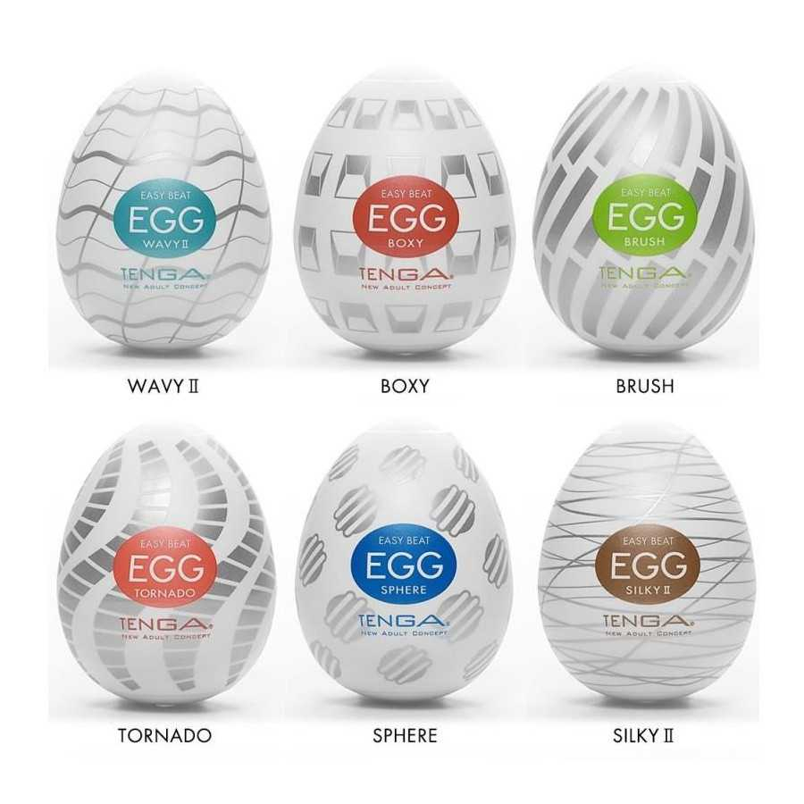 Pack de 6 Huevos Tenga Egg Standard Package