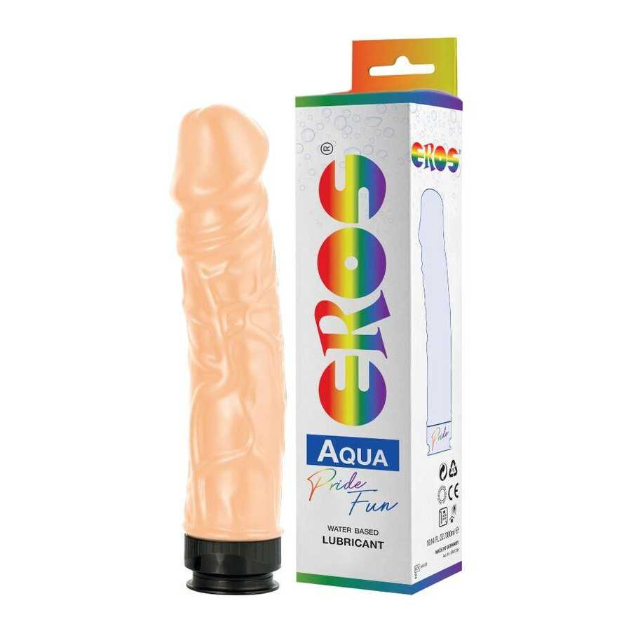 Dildo Pride Fun con Lubricante Aqua 300 ml