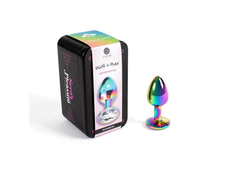 Plug Anal de Metal Rainbow Talla S Plug Anal de Metal Rainbow Talla S