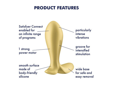 Plug Anal con Vibracion APP Satisfyer Connect Intensity Plug