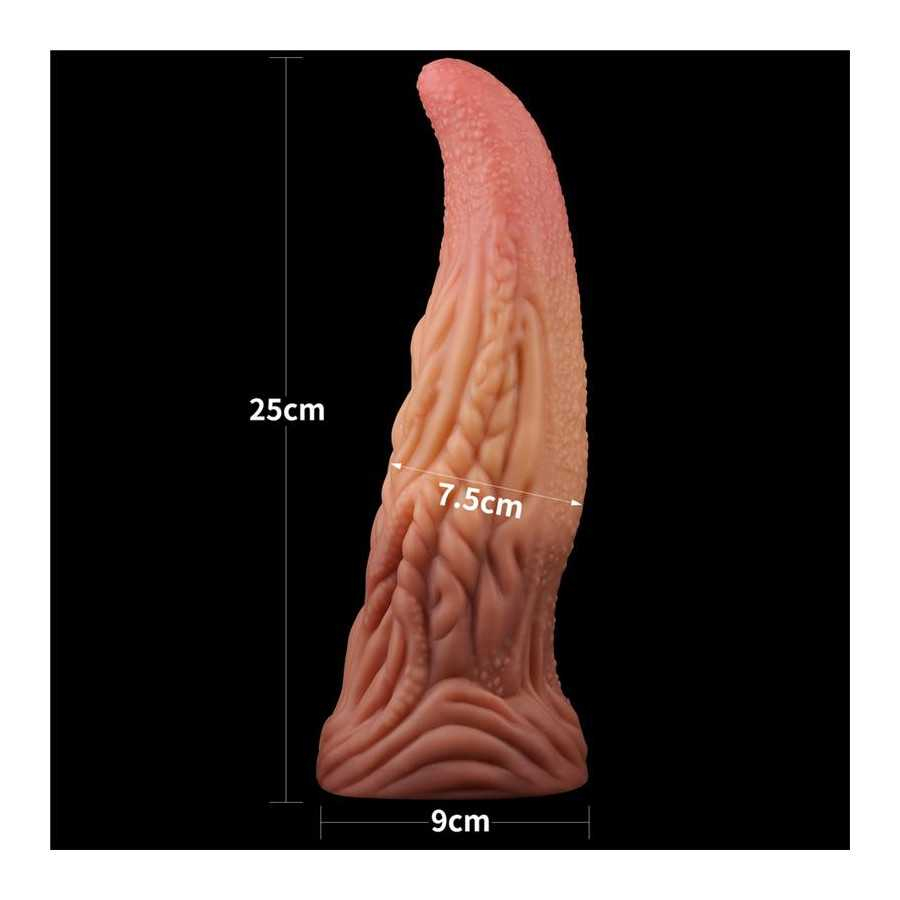 Dildo Tongue 10 Dual Layer