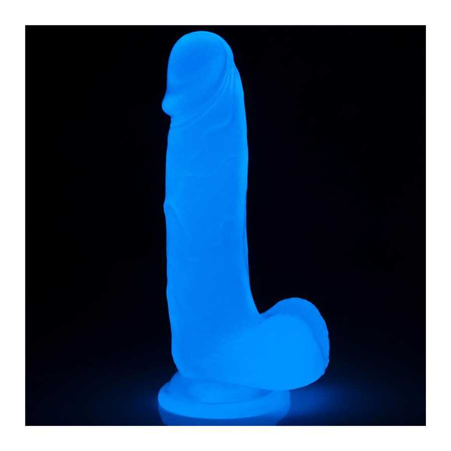 Dildo Lumino 75 Luz Azul