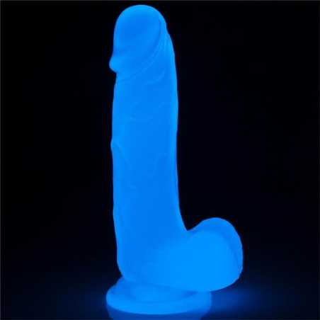 Dildo Lumino 75 Luz Azul