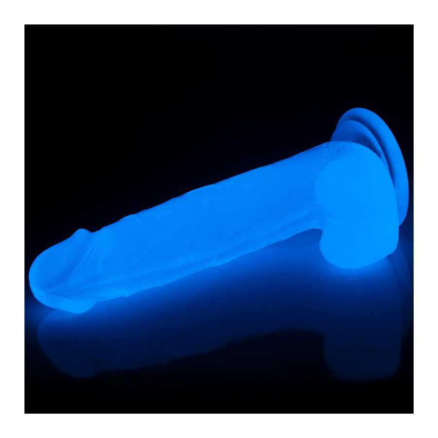 Dildo Lumino 75 Luz Azul