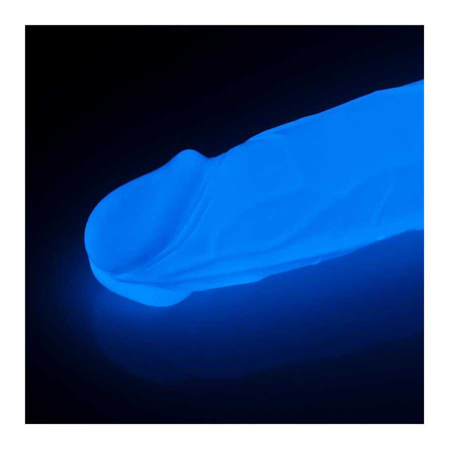 Dildo Lumino 75 Luz Azul