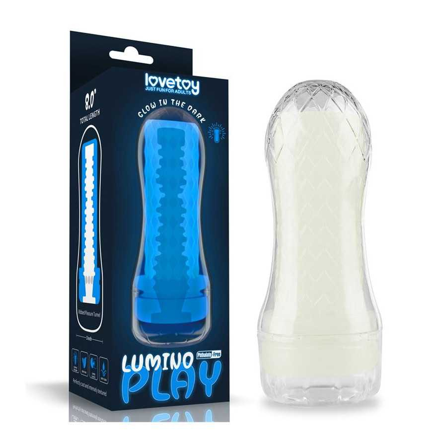 Masturbador Masculino Lumino Luz Azul