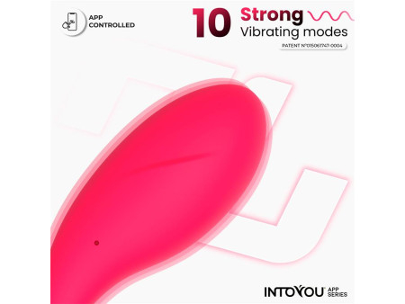 Bulby Huevo Vibrador con APP Rosa Intenso