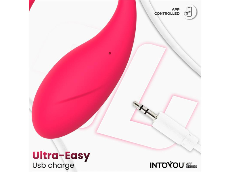 Bulby Huevo Vibrador con APP Rosa Intenso