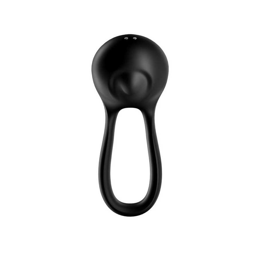 Anillo para el Pene Majestic Duo USB Negro