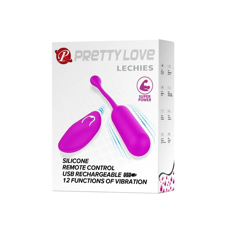 Lechies Huevo Vibrador con Control Remoto USB