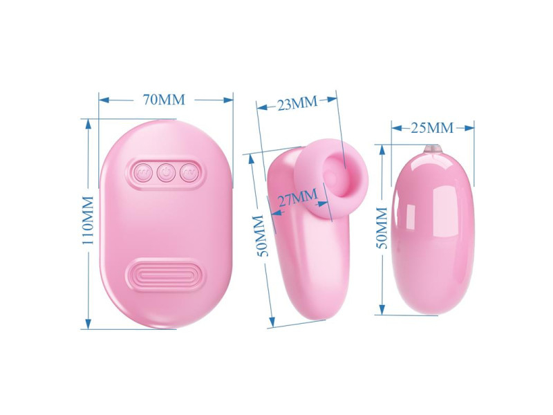 Magic Box Huevo Vibrador y Estimulador con Tapping