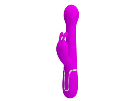 Vibrador con Thrusting y Bolas Rotatorias Dejon Rosa