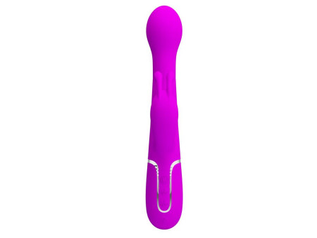 Vibrador con Thrusting y Bolas Rotatorias Dejon Rosa