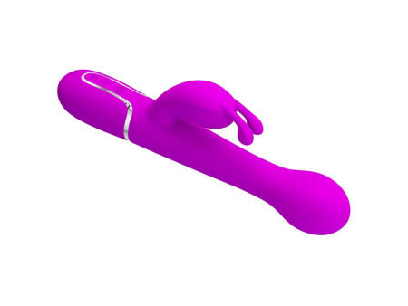 Vibrador con Thrusting y Bolas Rotatorias Dejon Rosa