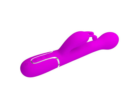 Vibrador con Thrusting y Bolas Rotatorias Dejon Rosa