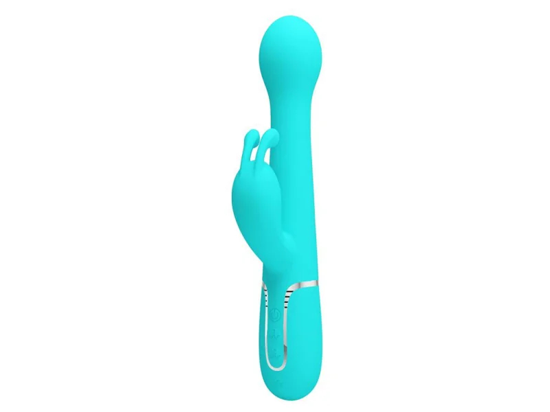 Vibrador con Thrusting y Bolas Rotatorias Dejon Azul