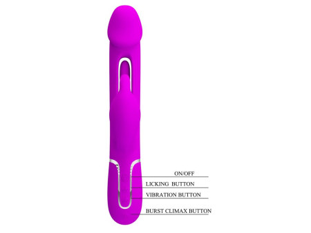 Vibrador con Lengua Kampas Rosa