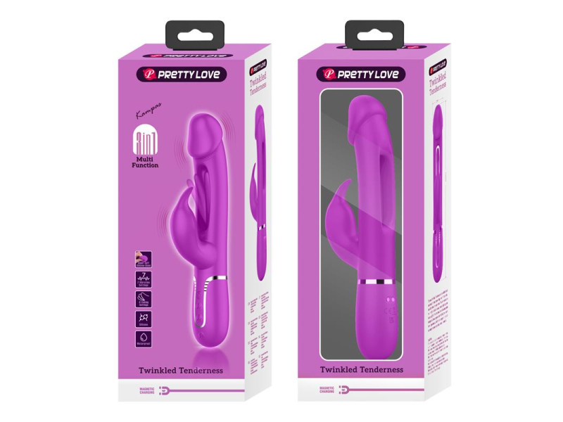 Vibrador con Lengua Kampas Rosa