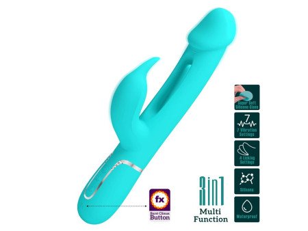 Vibrador con Lengua Kampas Verde Vibrador con Lengua Kampas Verde