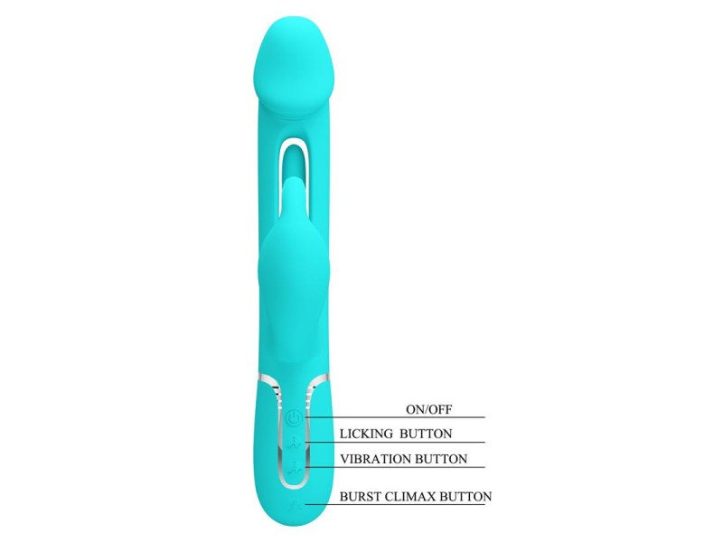 Vibrador con Lengua Kampas Verde