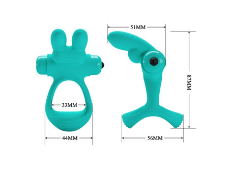 Anillo para el Pene con Vibracion Passionate Dante Verde