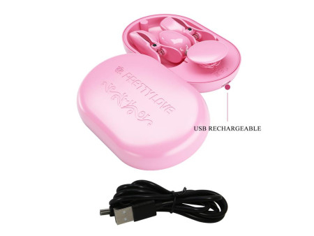 Surprise Box Huevo Vibrador y Pinzas para Pezones con Electro Estimulacion Rosa Surprise Box Huevo Vibrador y Pinzas para Pezones con Electro Estimulacion Rosa