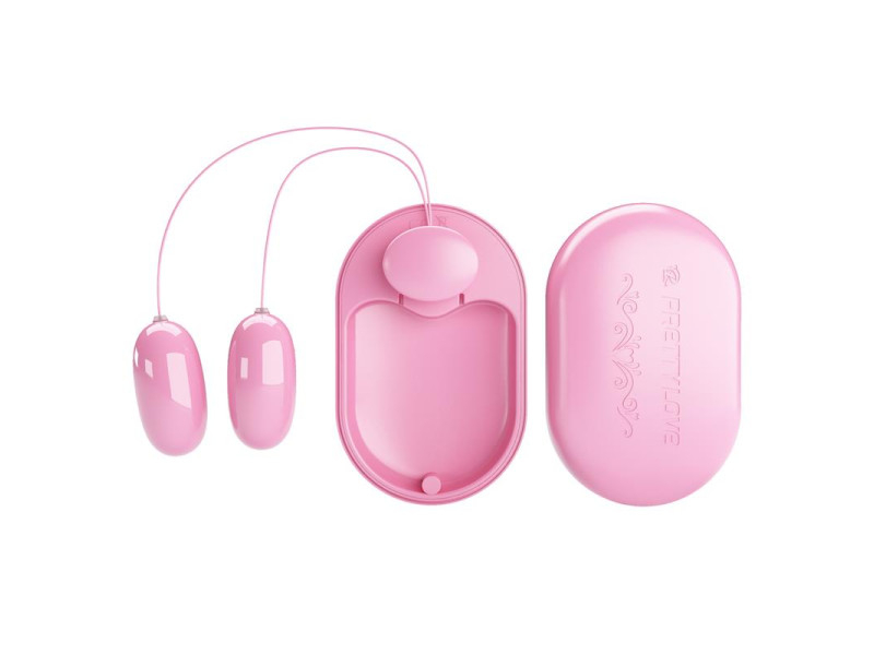 Fun Box Balas Vibradoras con Control Remoto Rosa