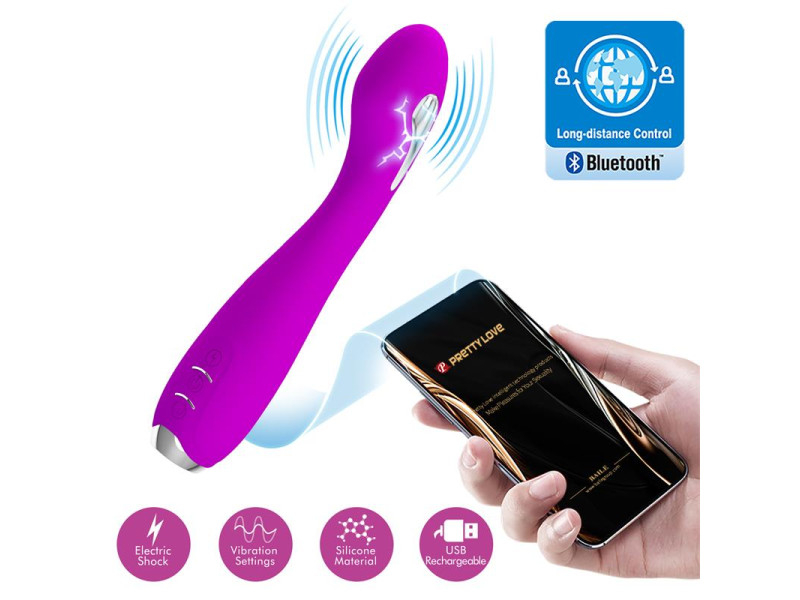 Hector Vibrador con Electroshock y App Rosa Hector Vibrador con Electroshock y App Rosa