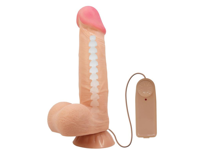 Dildo Realista Doble Densidad Piel Deslizante Retractil