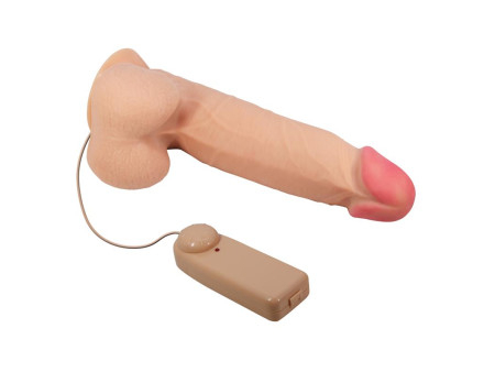 Dildo Realista Doble Densidad Piel Deslizante Retractil