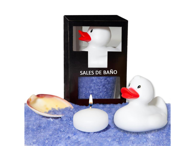 Set Sales Bano Aroma Lavanda Pato Vela y Concha 150gr Set Sales Bano Aroma Lavanda Pato Vela y Concha 150gr
