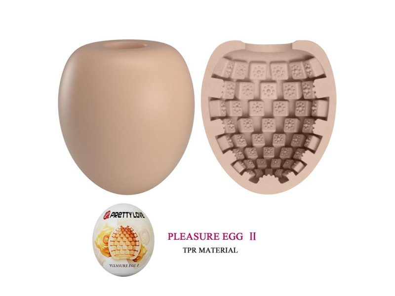 Huevo Masturbador Pleasure Egg II Naranja Huevo Masturbador Pleasure Egg II Naranja