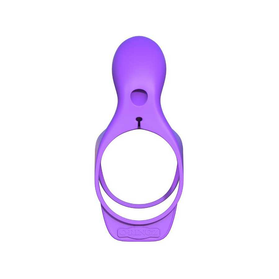 Fantasy C Ringz Anillo Vibrador para Parejas Ultimate Cage Purpura