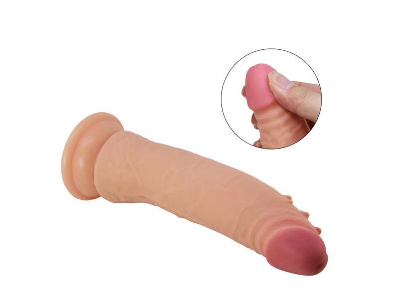 Kable Dildo con Piel Deslizante Retractil 83