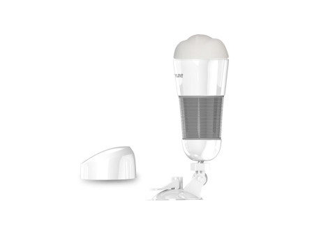 Masturbador con Vibracion Hedy Blanco Vagina