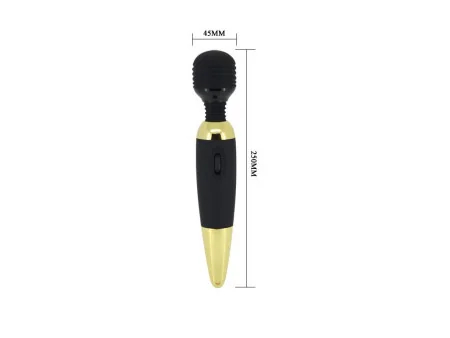 Pretty Love Masajeador Power Wand Negro y Dorado Pretty Love Masajeador Power Wand Negro y Dorado