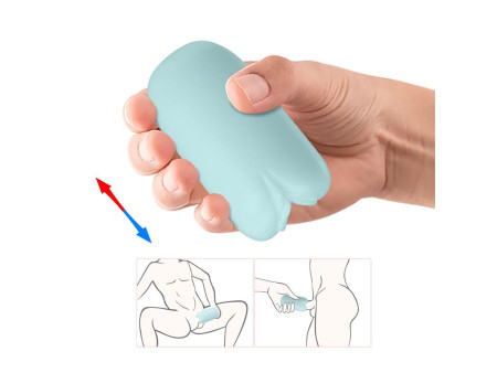 Huevo Masturbador Manual Azul Huevo Masturbador Manual Azul
