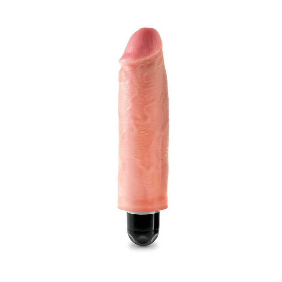 King Cock Vibrador Stiffy de 6 Color Natural