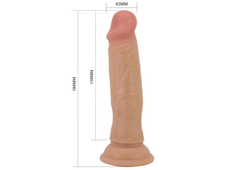 Dildo con Piel Deslizante Retractil 184 cm Dildo con Piel Deslizante Retractil 184 cm