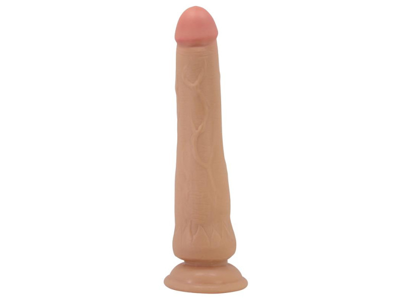 Dildo Realista con Piel Deslizante Retractil 25 cm