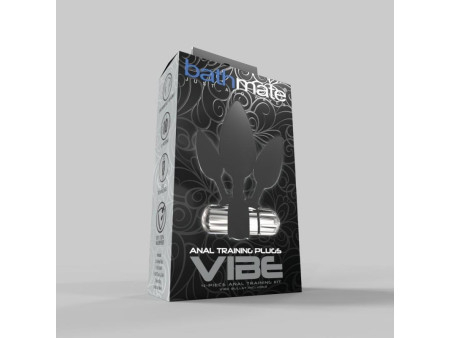 Set de 4 Plugs Entrenamiento Anal con Vibracion