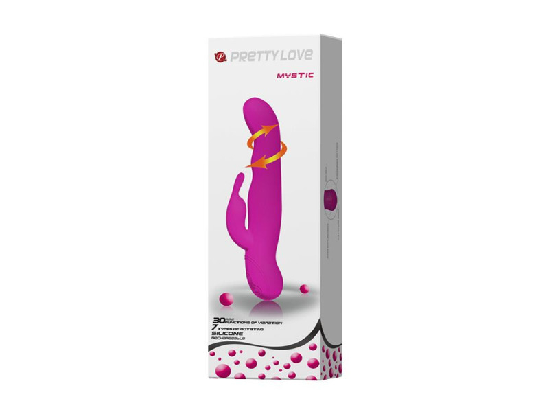 Vibrador Rotador Mystic Color Purpura